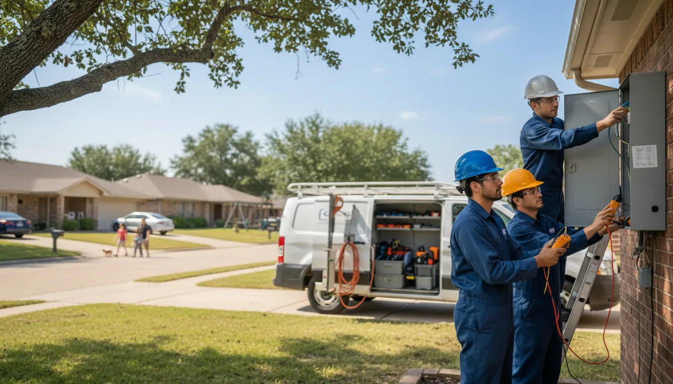Certified electrician providing emergency electrical services in Ashfield, PA